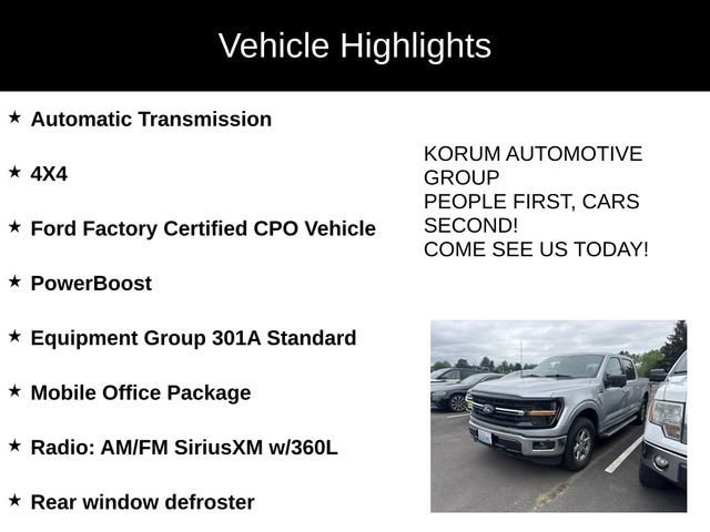 Certified 2024 Ford F150 XLT w/ Mobile Office Package AWD/4WD image 4