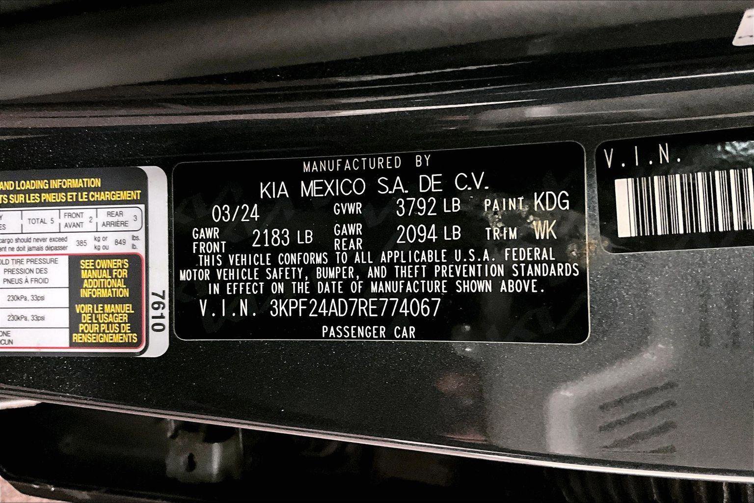 Used 2024 Kia Forte LXS image 32