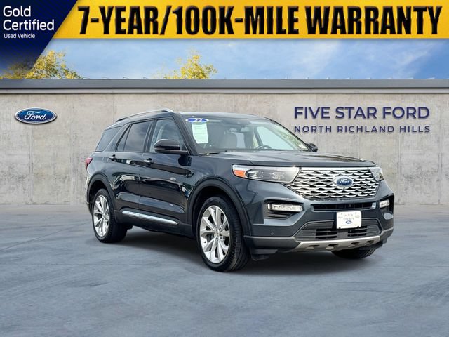 Certified 2022 Ford Explorer Platinum w/ Class IV Trailer Tow Package