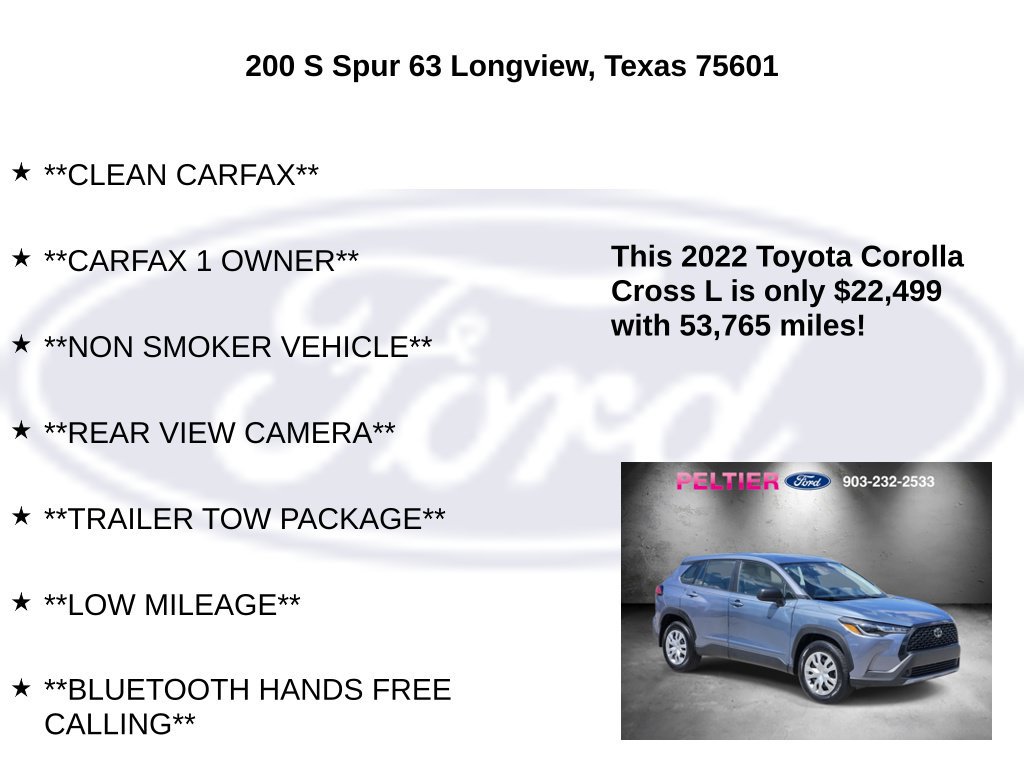 Used 2022 Toyota Corolla Cross L FWD image 5
