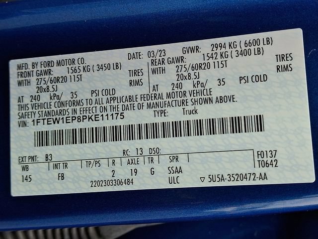 Certified 2023 Ford F150 XLT w/ Equipment Group 302A High AWD/4WD image 28