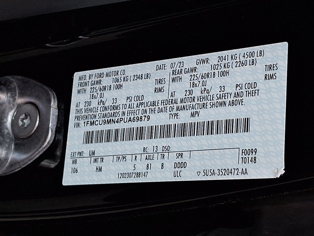 Certified 2023 Ford Escape ST-Line w/ Tech Pack #1 AWD/4WD image 27