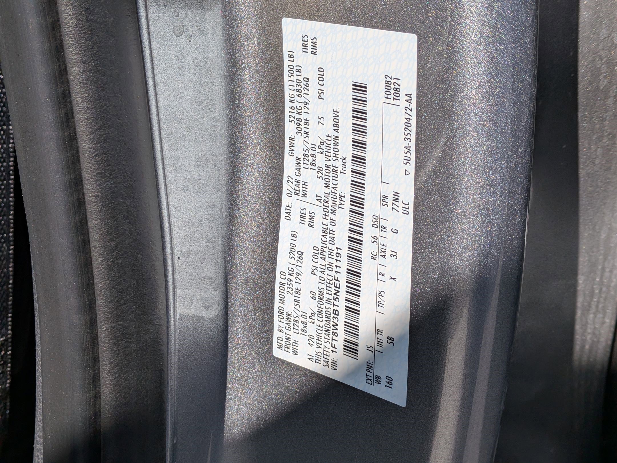 Certified 2022 Ford F350 Lariat w/ Tremor Off-Road Package image 35