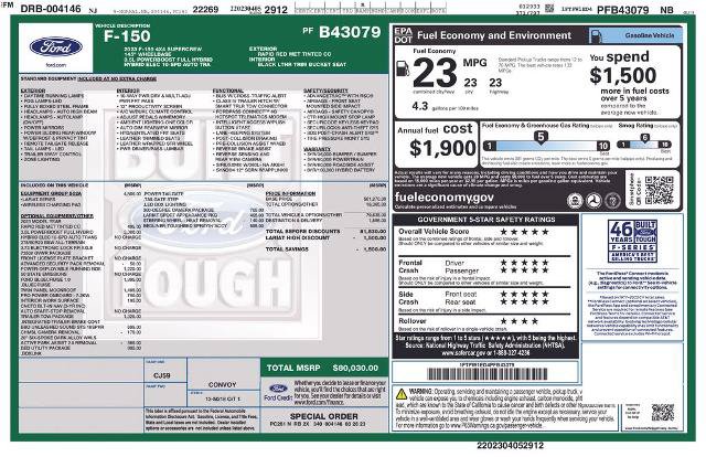 Certified 2023 Ford F150 Lariat w/ Equipment Group 502A High AWD/4WD image 7