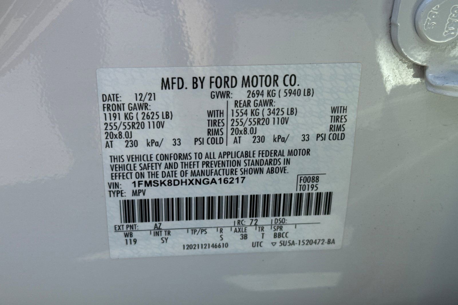 Certified 2022 Ford Explorer XLT w/ Equipment Group 202A AWD/4WD image 41