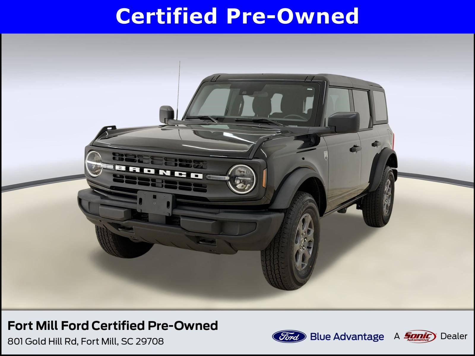 Certified 2025 Ford Bronco Big Bend