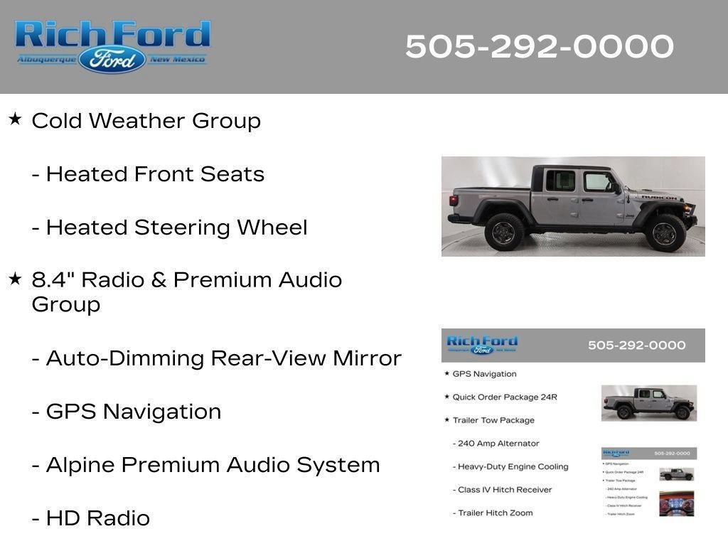 Used 2021 Jeep Gladiator Rubicon AWD/4WD image 26