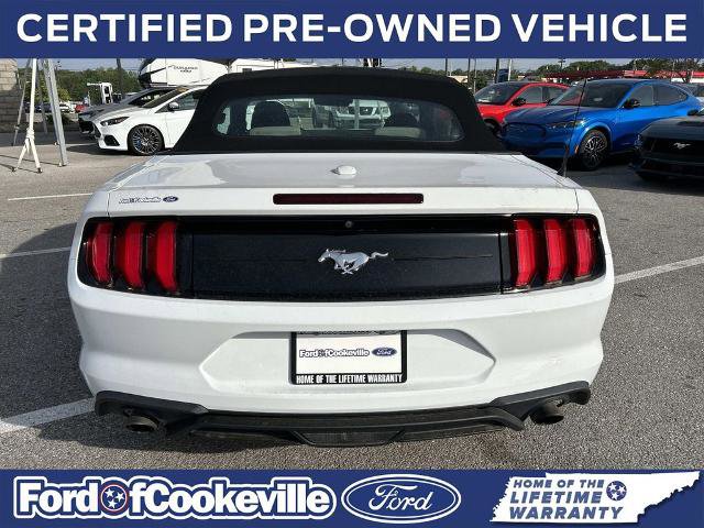 Certified 2020 Ford Mustang Convertible w/ Ford Safe & Smart Package RWD image 4