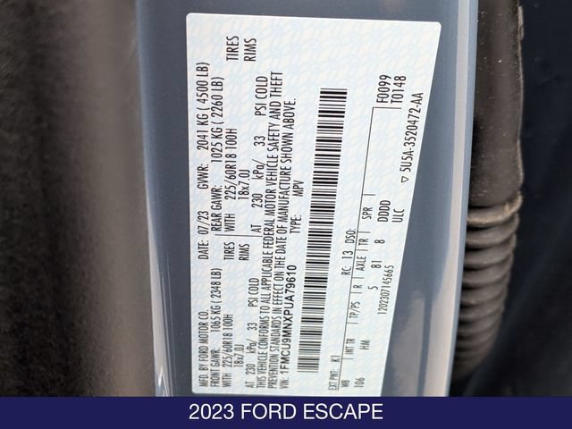 Certified 2023 Ford Escape ST-Line w/ Tech Pack #1 AWD/4WD image 31