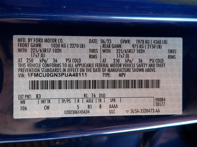 Certified 2023 Ford Escape Active w/ Tech Pack #1 FWD image 22