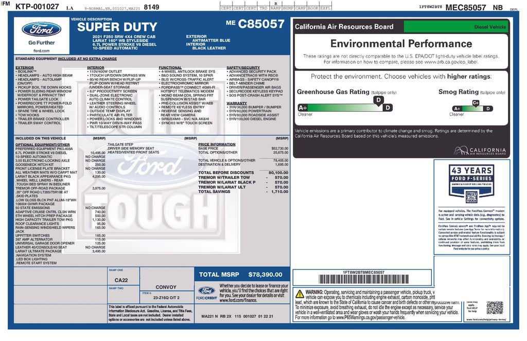 Certified 2021 Ford F250 Lariat image 12