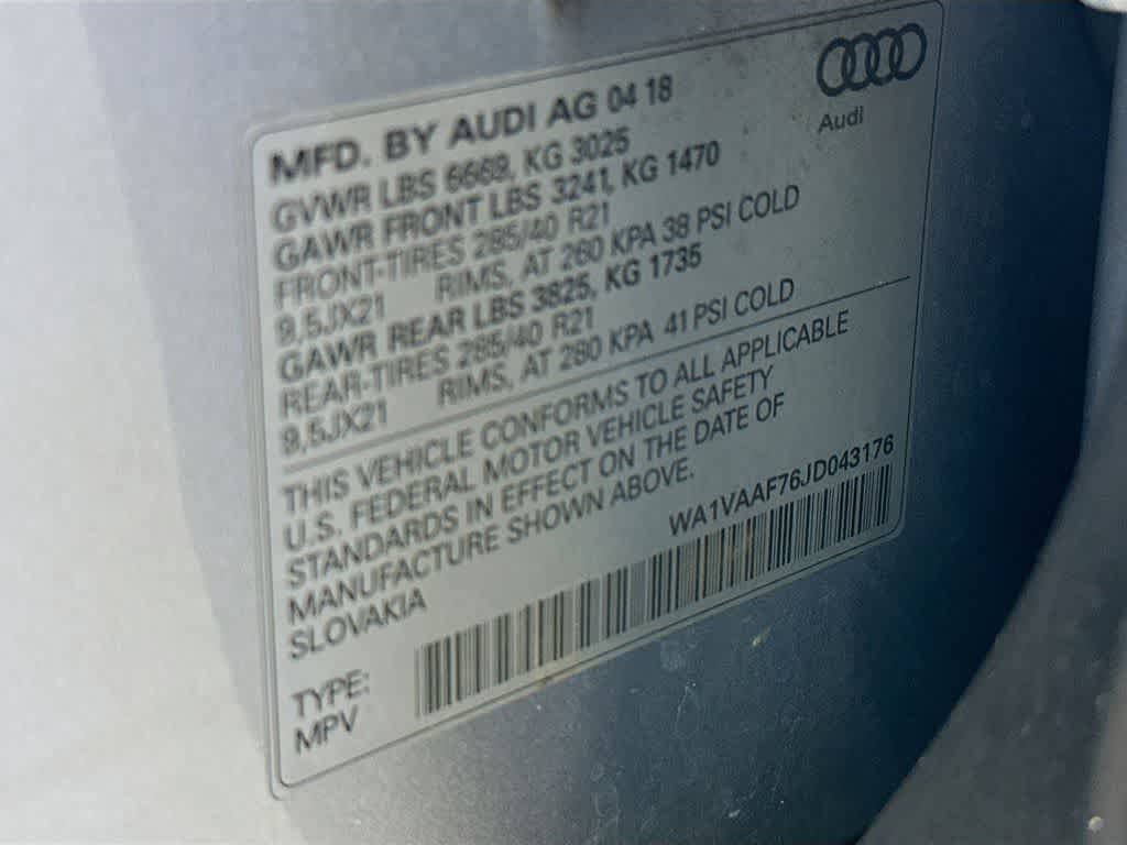 Used 2018 Audi Q7 3.0T Prestige AWD/4WD image 23