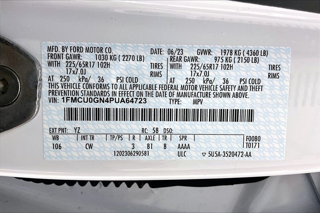 Certified 2023 Ford Escape Active w/ Cold Weather Package FWD image 34