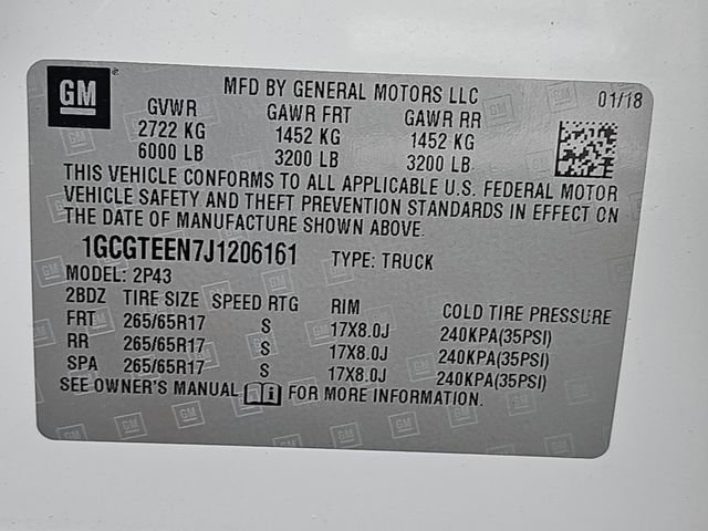 Used 2018 Chevrolet Colorado ZR2 AWD/4WD image 34