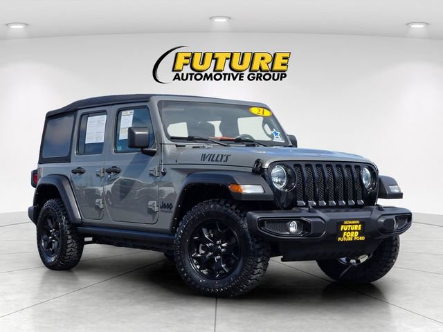 Used 2021 Jeep Wrangler Unlimited Sport image 1