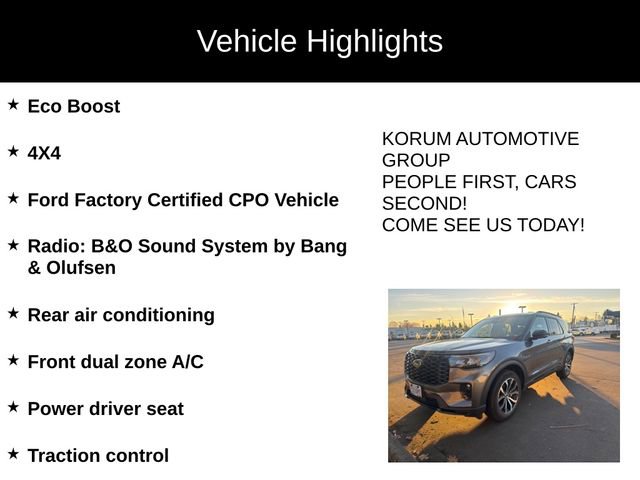 Certified 2025 Ford Explorer ST-Line image 4