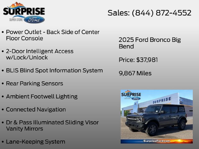 Certified 2025 Ford Bronco Big Bend AWD/4WD image 20