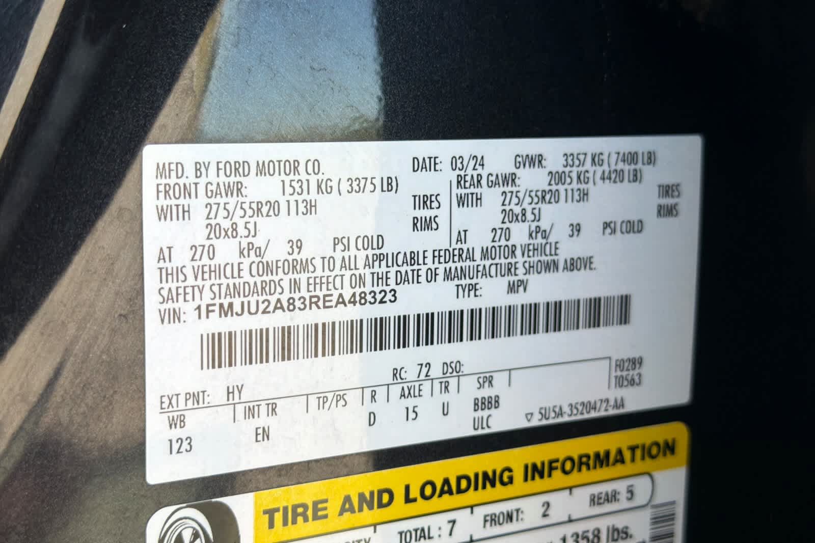Certified 2024 Ford Expedition Limited AWD/4WD image 31