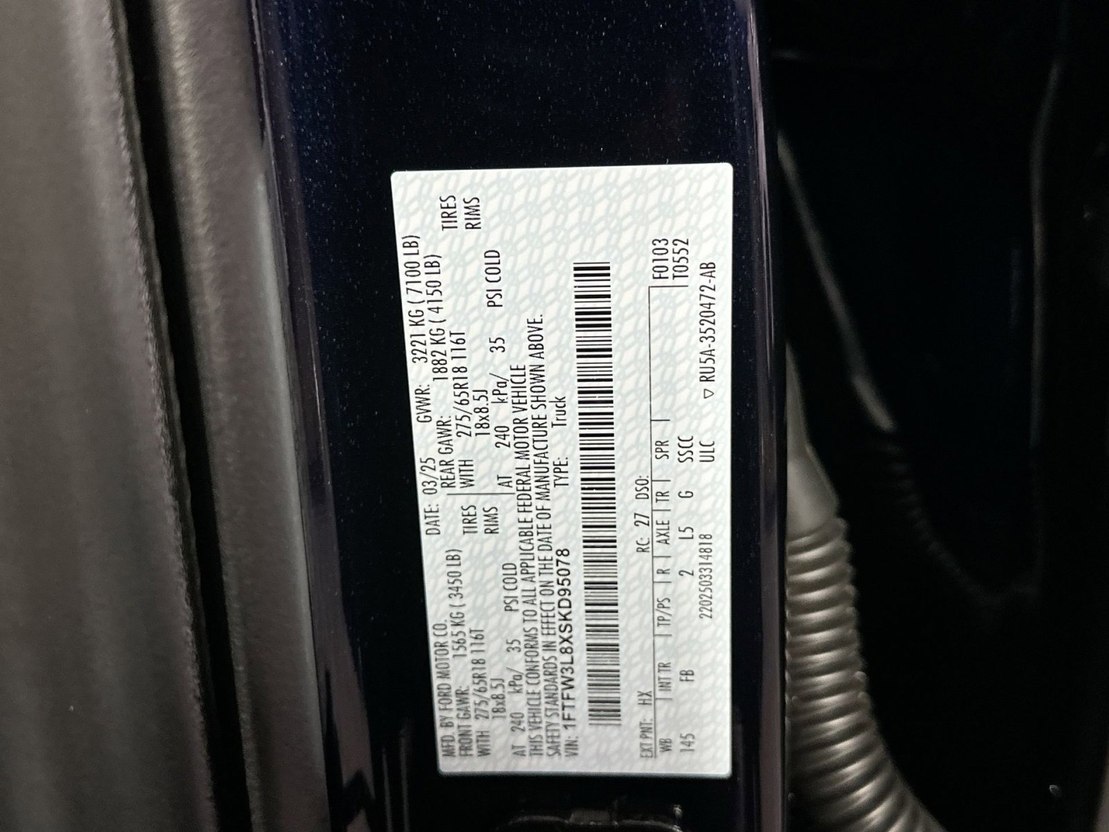 Certified 2025 Ford F150 XLT w/ Equipment Group 302A MID image 39