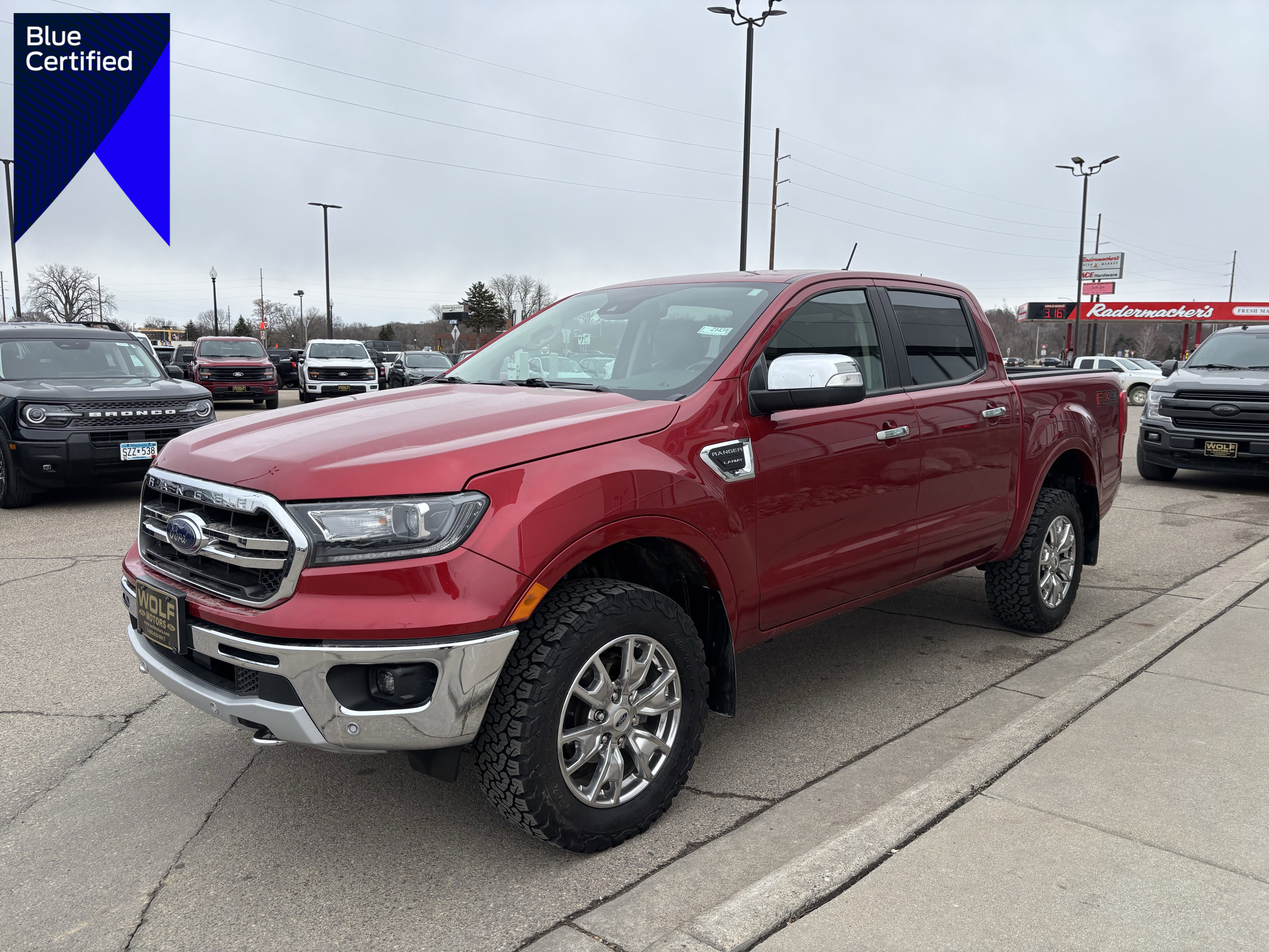 Certified 2020 Ford Ranger Lariat w/ Equipment Group 501A Mid image 1