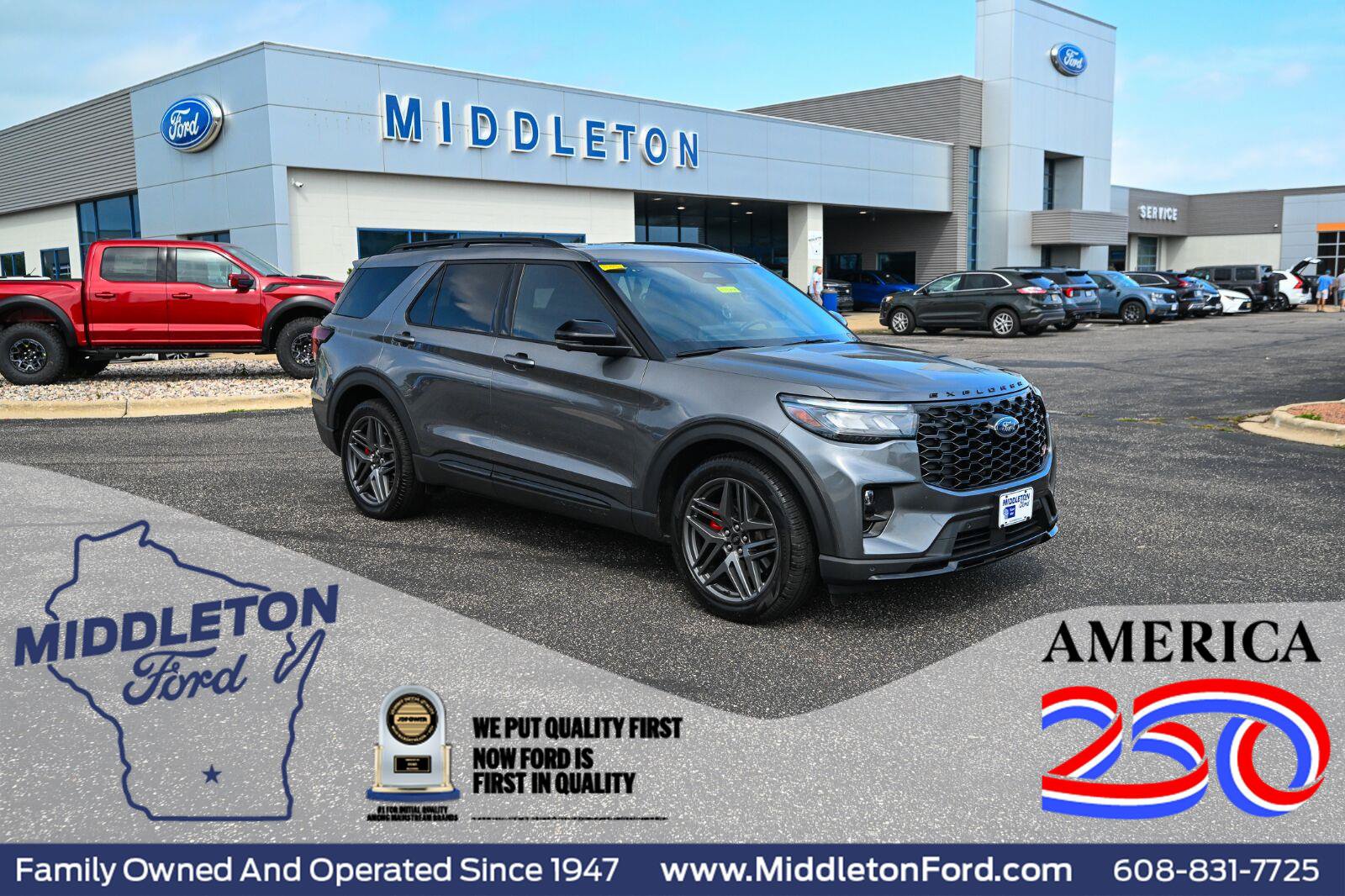Certified 2025 Ford Explorer ST w/ Sun And Sound Package