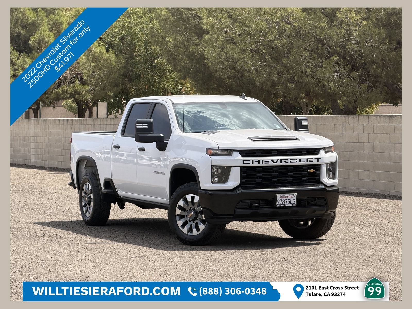 Used 2022 Chevrolet Silverado 2500 Custom w/ Custom Convenience Package RWD image 1