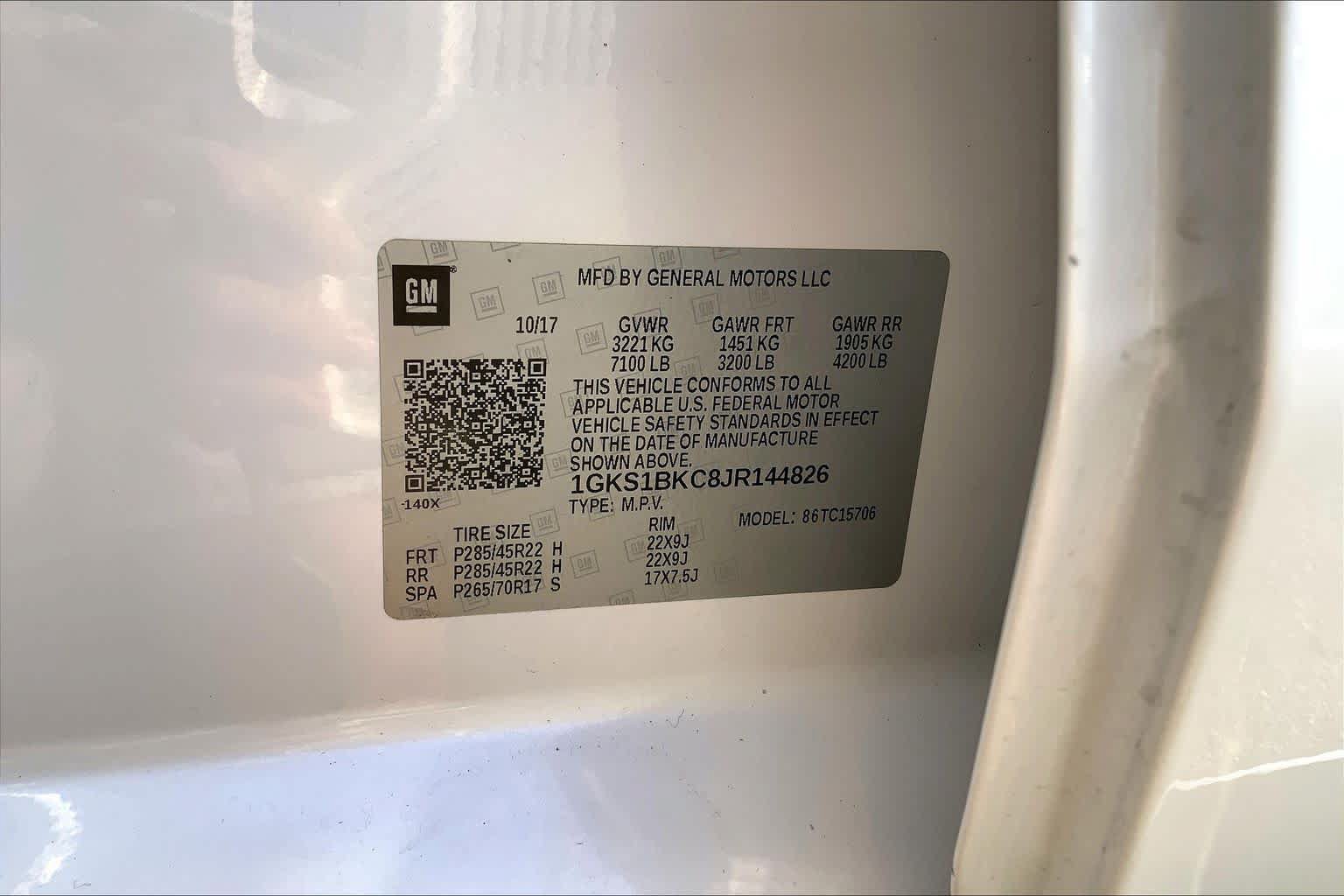 Used 2018 GMC Yukon SLT w/ Premium Edition RWD image 37