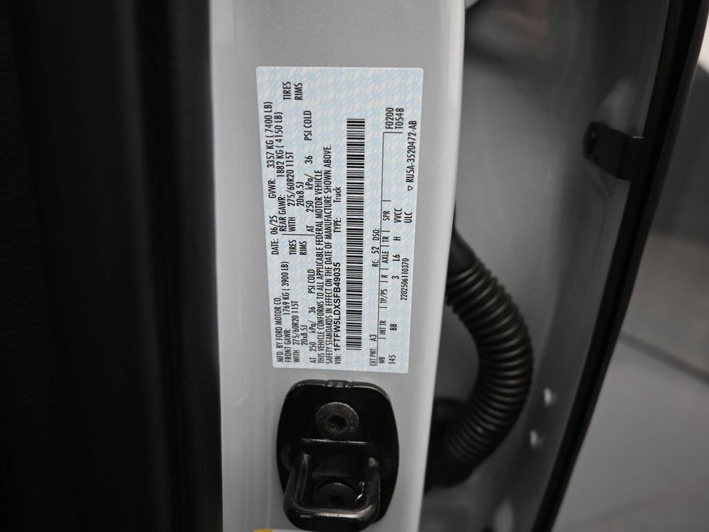 Certified 2025 Ford F150 Lariat w/ Equipment Group 501A Mid image 19