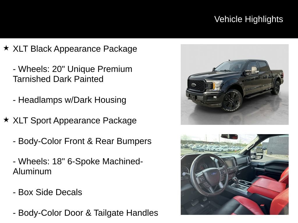 Certified 2020 Ford F150 XLT w/ Equipment Group 302A Luxury AWD/4WD image 16