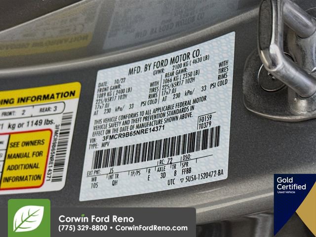 Certified 2022 Ford Bronco Sport Big Bend AWD/4WD image 32