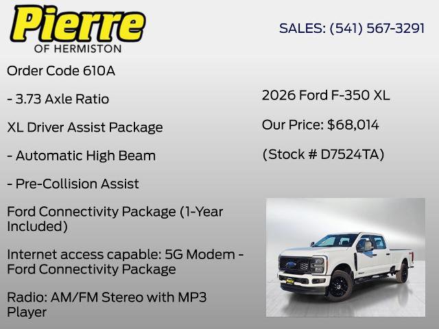 Certified 2026 Ford F350 XL w/ STX Appearance Package AWD/4WD image 20