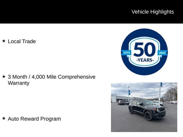 Used 2017 Jeep Renegade Altitude AWD/4WD image 5