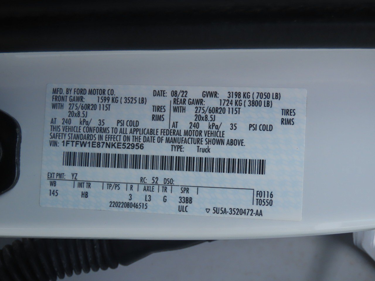 Certified 2022 Ford F150 Lariat AWD/4WD image 29