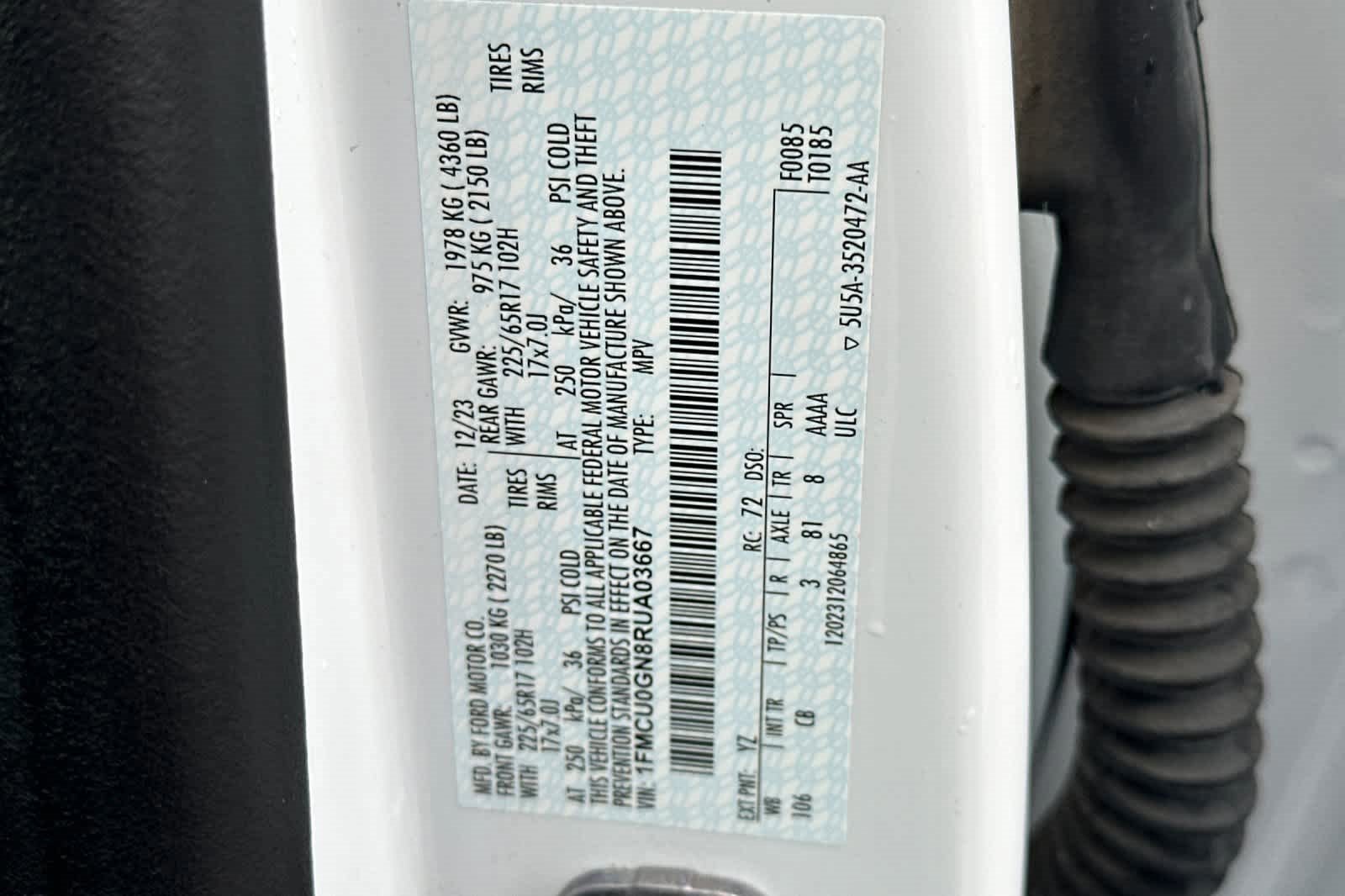 Certified 2024 Ford Escape Active image 30