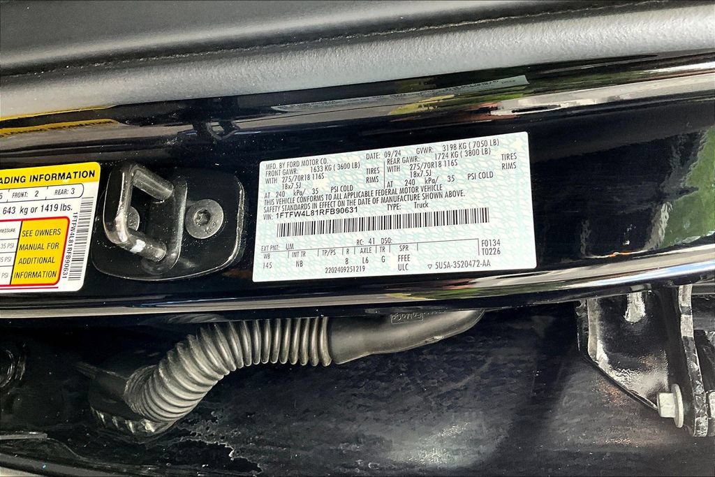 Certified 2024 Ford F150 Tremor w/ Equipment Group 402A High AWD/4WD image 23