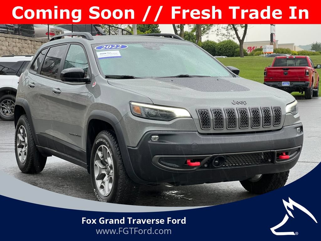 Used 2022 Jeep Cherokee Trailhawk w/ Premium Leather Package AWD/4WD image 41