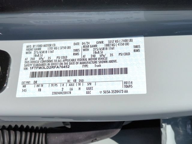 Certified 2024 Ford F150 XLT w/ Equipment Group 302A MID AWD/4WD image 36