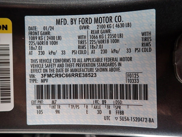 Certified 2024 Ford Bronco Sport Outer Banks image 16