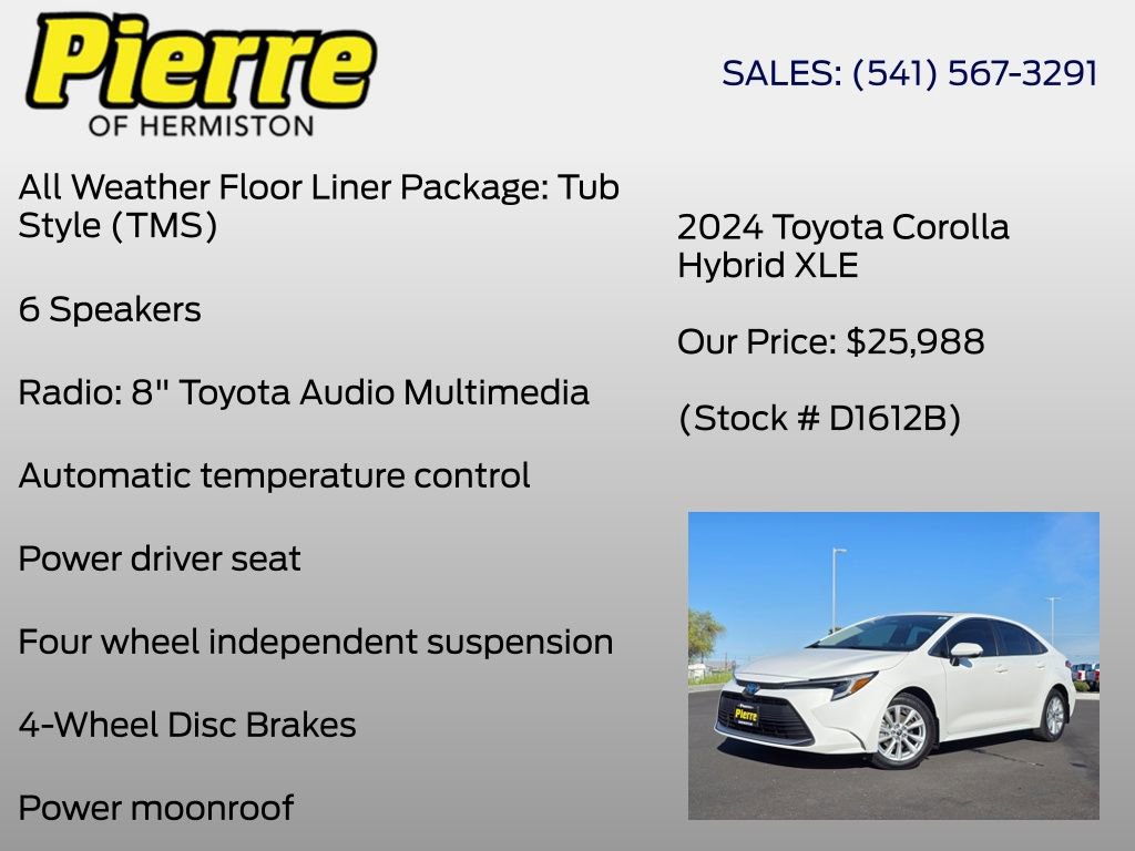Used 2024 Toyota Corolla XLE FWD image 6