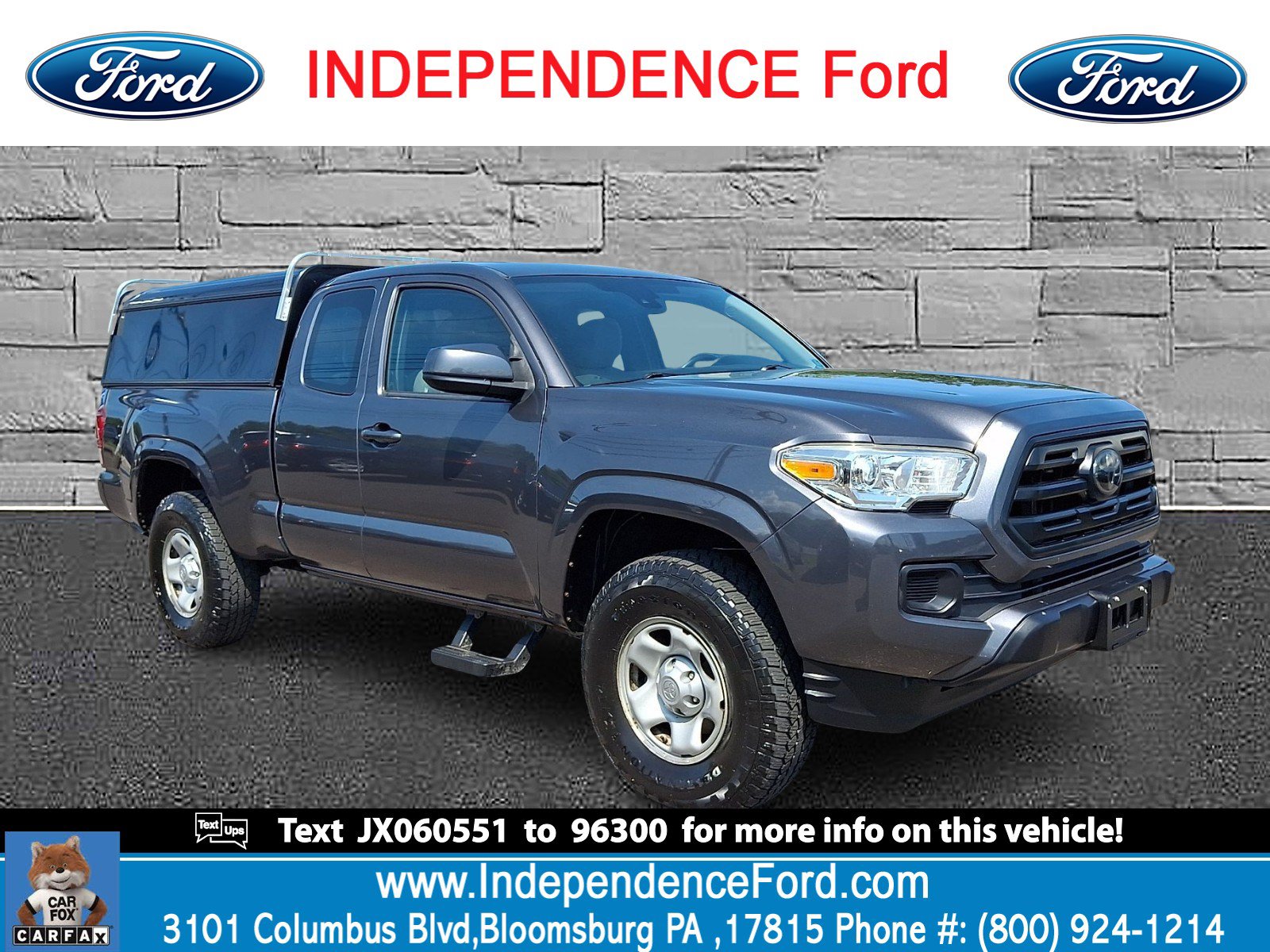 Used 2018 Toyota Tacoma SR w/ SR Convenience Package