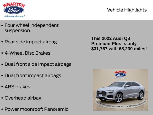 Used 2022 Audi Q8 Premium Plus AWD/4WD image 10