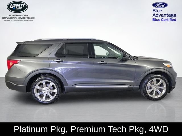 Certified 2020 Ford Explorer Platinum w/ Premium Technology Package AWD/4WD image 2