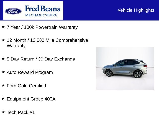 Certified 2023 Ford Escape ST-Line Select w/ Tech Pack #1 AWD/4WD image 7