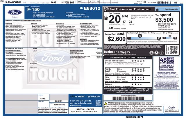 Certified 2025 Ford F150 XLT w/ Equipment Group 301A Standard RWD image 32