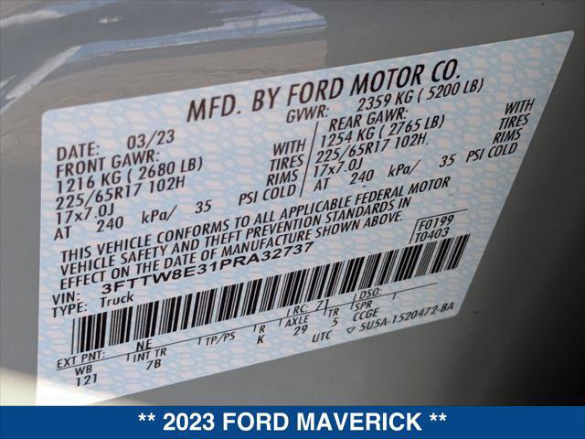 Certified 2023 Ford Maverick XLT image 23