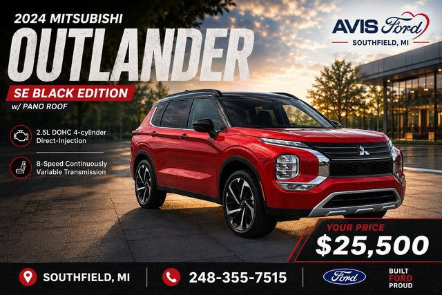Used 2024 Mitsubishi Outlander SE Black Edition