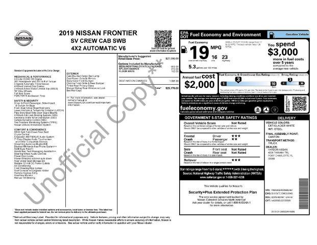 Used 2019 Nissan Frontier SV image 5