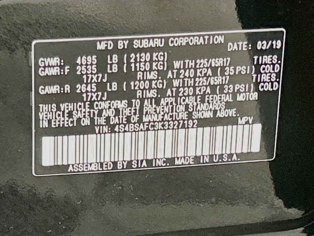 Used 2019 Subaru Outback 2.5i Premium AWD/4WD image 35
