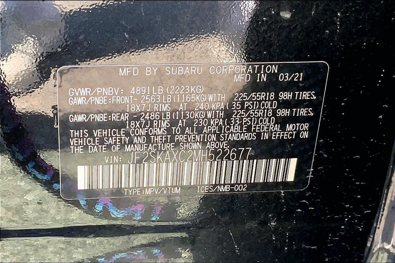 Used 2021 Subaru Forester Touring w/ Popular Package #2 AWD/4WD image 32