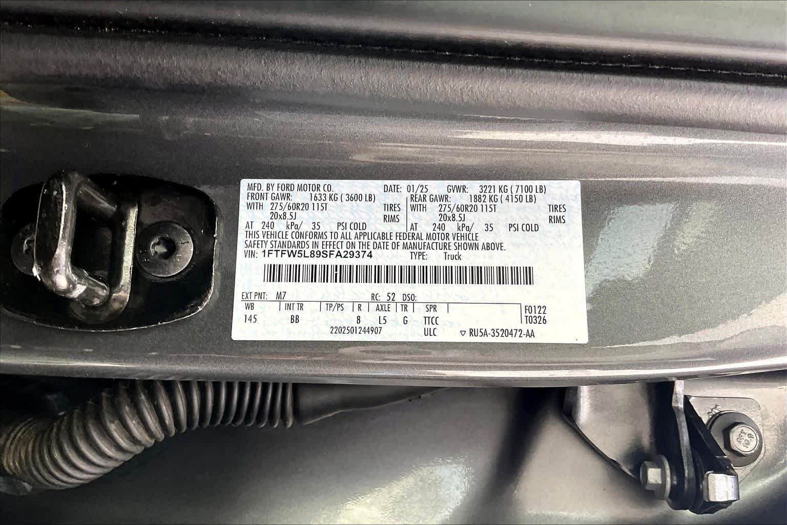 Certified 2025 Ford F150 Lariat w/ Equipment Group 502A High AWD/4WD image 34